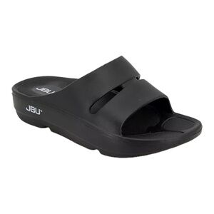 JBU Women's Dover Recovery Slide Sandals in black